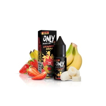Liquid Only Double Salt 10ml – Strawberry Banana Ice 20mg